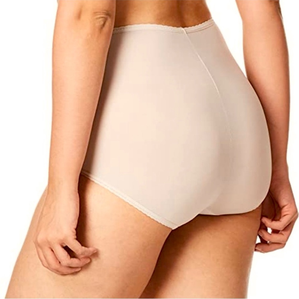 New Cream Bali Skimp Skamp Briefs Sz 6 MOCHA MIST Bali panties Bali briefs